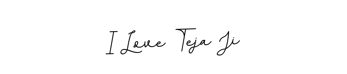 Also we have I Love Teja Ji name is the best signature style. Create professional handwritten signature collection using BallpointsItalic-DORy9 autograph style. I Love Teja Ji signature style 11 images and pictures png