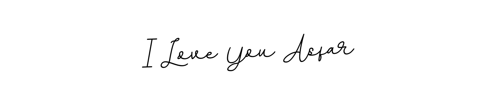 Create a beautiful signature design for name I Love You Asfar. With this signature (BallpointsItalic-DORy9) fonts, you can make a handwritten signature for free. I Love You Asfar signature style 11 images and pictures png