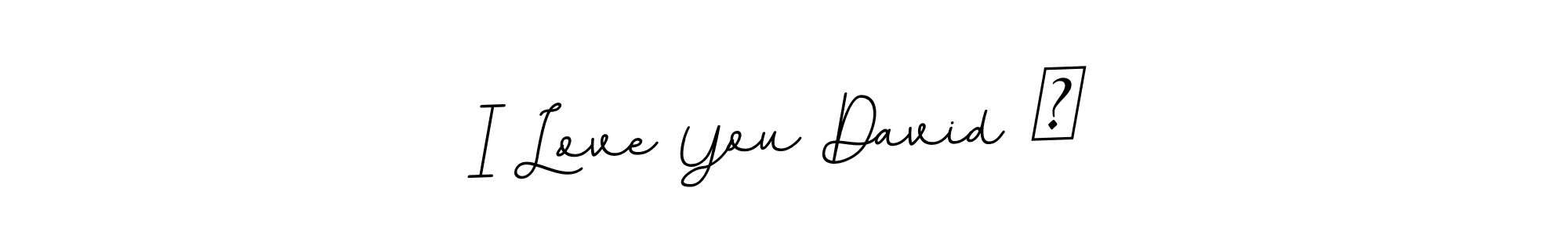 if you are searching for the best signature style for your name I Love You David ❤. so please give up your signature search. here we have designed multiple signature styles  using BallpointsItalic-DORy9. I Love You David ❤ signature style 11 images and pictures png