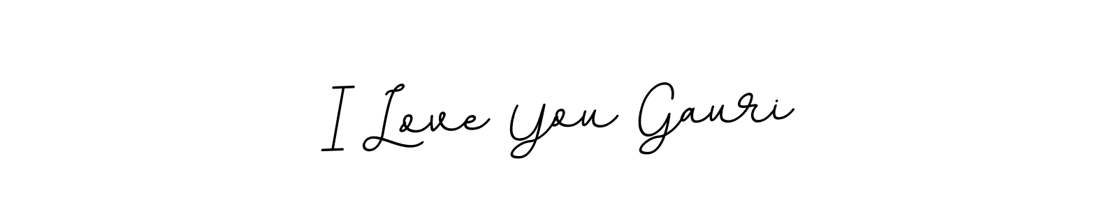 How to make I Love You Gauri signature? BallpointsItalic-DORy9 is a professional autograph style. Create handwritten signature for I Love You Gauri name. I Love You Gauri signature style 11 images and pictures png