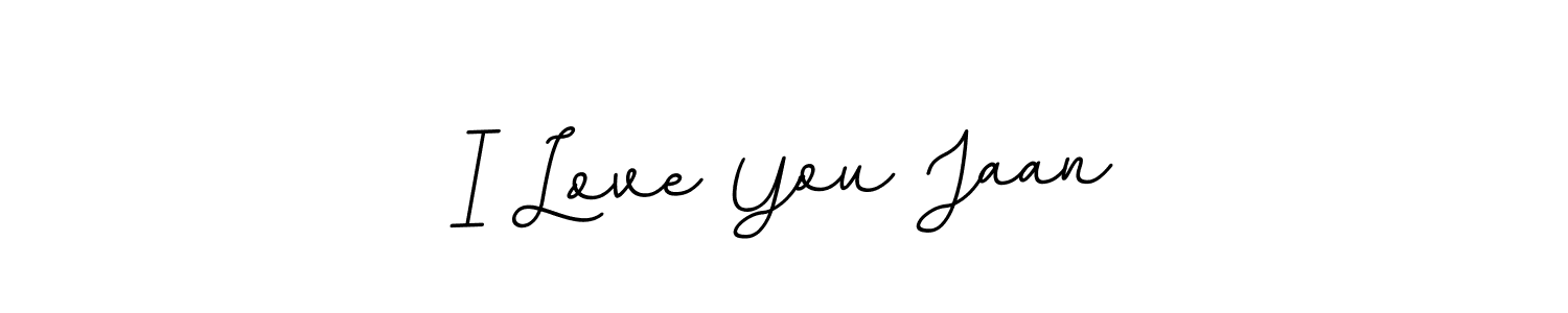 You should practise on your own different ways (BallpointsItalic-DORy9) to write your name (I Love You Jaan) in signature. don't let someone else do it for you. I Love You Jaan signature style 11 images and pictures png