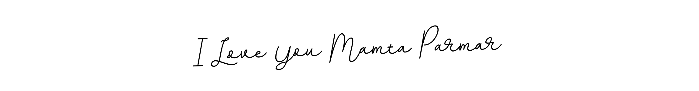 Design your own signature with our free online signature maker. With this signature software, you can create a handwritten (BallpointsItalic-DORy9) signature for name I Love You Mamta Parmar. I Love You Mamta Parmar signature style 11 images and pictures png