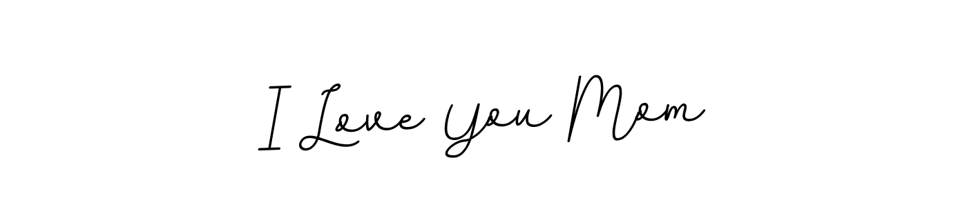 Also You can easily find your signature by using the search form. We will create I Love You Mom name handwritten signature images for you free of cost using BallpointsItalic-DORy9 sign style. I Love You Mom signature style 11 images and pictures png