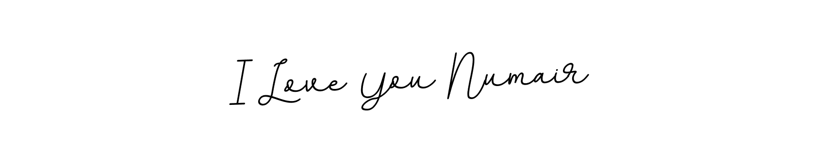 Also we have I Love You Numair name is the best signature style. Create professional handwritten signature collection using BallpointsItalic-DORy9 autograph style. I Love You Numair signature style 11 images and pictures png