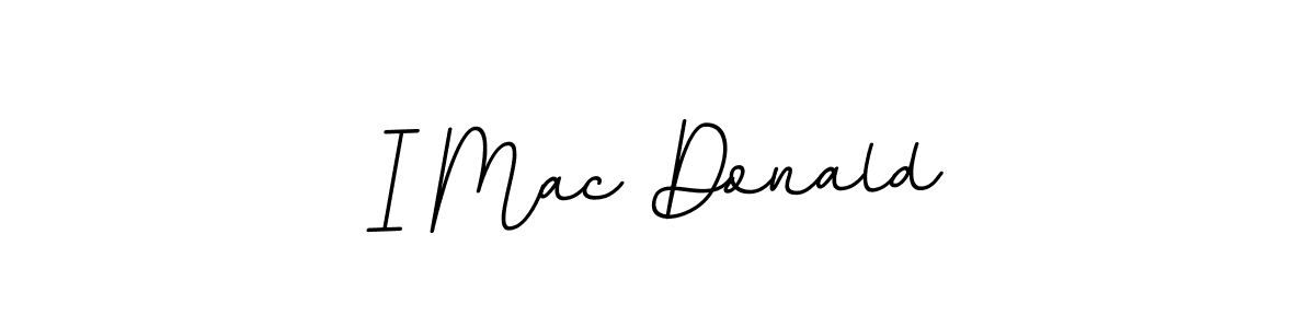 You should practise on your own different ways (BallpointsItalic-DORy9) to write your name (I Mac Donald) in signature. don't let someone else do it for you. I Mac Donald signature style 11 images and pictures png