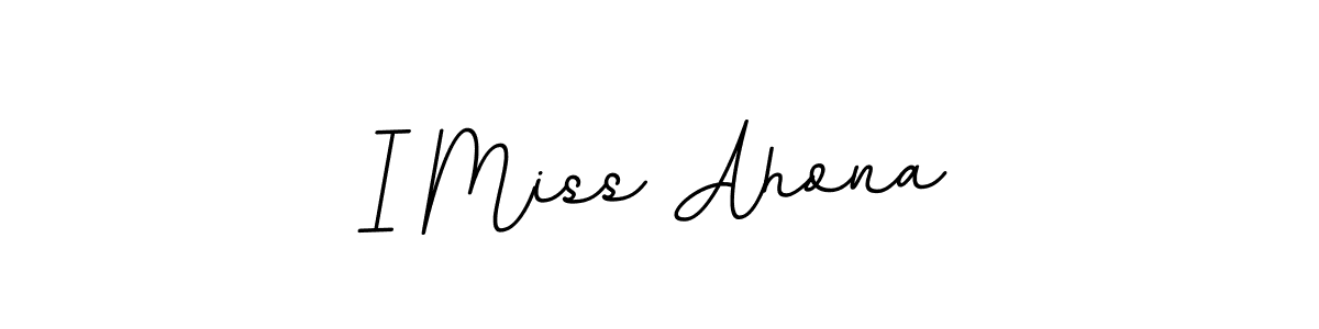 Also we have I Miss Ahona name is the best signature style. Create professional handwritten signature collection using BallpointsItalic-DORy9 autograph style. I Miss Ahona signature style 11 images and pictures png