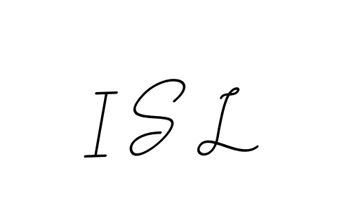 Make a beautiful signature design for name I S L. With this signature (BallpointsItalic-DORy9) style, you can create a handwritten signature for free. I S L signature style 11 images and pictures png