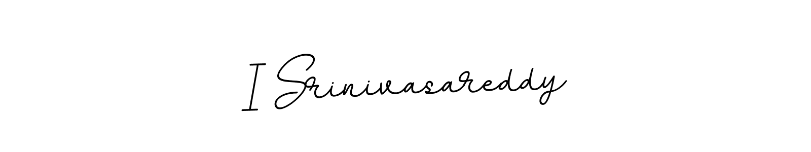 Make a beautiful signature design for name I Srinivasareddy. With this signature (BallpointsItalic-DORy9) style, you can create a handwritten signature for free. I Srinivasareddy signature style 11 images and pictures png