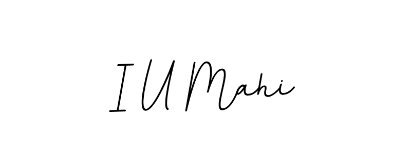 Make a beautiful signature design for name I U Mahi. Use this online signature maker to create a handwritten signature for free. I U Mahi signature style 11 images and pictures png
