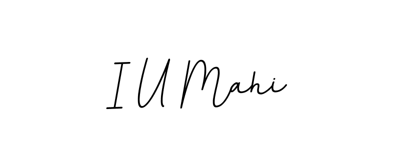 Once you've used our free online signature maker to create your best signature BallpointsItalic-DORy9 style, it's time to enjoy all of the benefits that I U Mahi name signing documents. I U Mahi signature style 11 images and pictures png