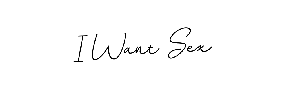 How to Draw I Want Sex signature style? BallpointsItalic-DORy9 is a latest design signature styles for name I Want Sex. I Want Sex signature style 11 images and pictures png