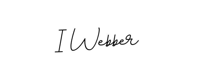 How to make I Webber signature? BallpointsItalic-DORy9 is a professional autograph style. Create handwritten signature for I Webber name. I Webber signature style 11 images and pictures png