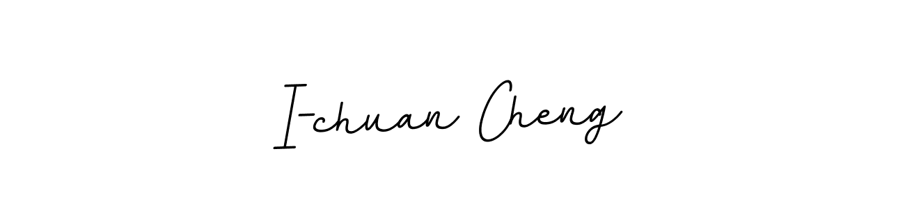 The best way (BallpointsItalic-DORy9) to make a short signature is to pick only two or three words in your name. The name I-chuan Cheng include a total of six letters. For converting this name. I-chuan Cheng signature style 11 images and pictures png