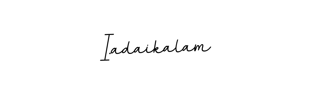 This is the best signature style for the I.adaikalam name. Also you like these signature font (BallpointsItalic-DORy9). Mix name signature. I.adaikalam signature style 11 images and pictures png
