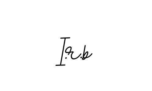 Use a signature maker to create a handwritten signature online. With this signature software, you can design (BallpointsItalic-DORy9) your own signature for name I.r.b. I.r.b signature style 11 images and pictures png