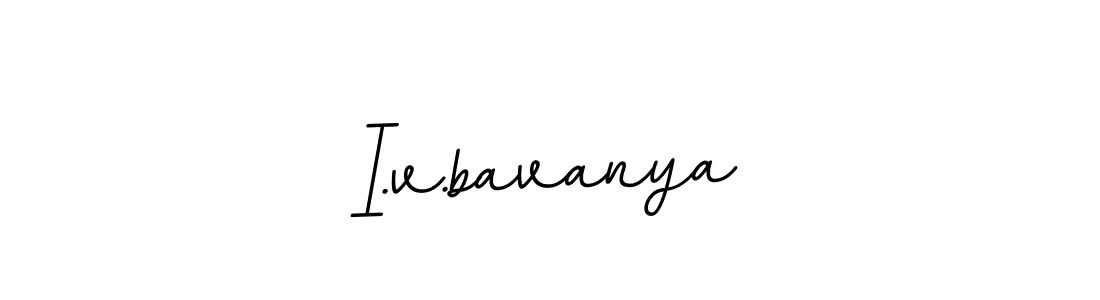 It looks lik you need a new signature style for name I.v.bavanya. Design unique handwritten (BallpointsItalic-DORy9) signature with our free signature maker in just a few clicks. I.v.bavanya signature style 11 images and pictures png