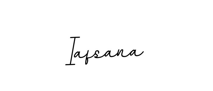 Make a beautiful signature design for name Iafsana. With this signature (BallpointsItalic-DORy9) style, you can create a handwritten signature for free. Iafsana signature style 11 images and pictures png