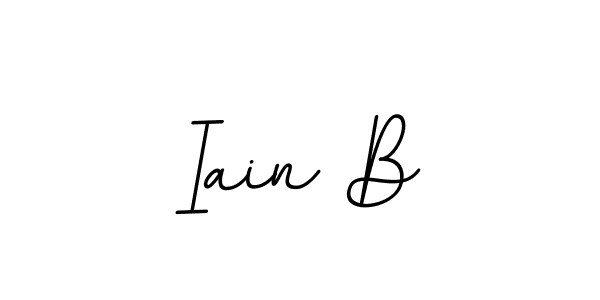 Also You can easily find your signature by using the search form. We will create Iain B name handwritten signature images for you free of cost using BallpointsItalic-DORy9 sign style. Iain B signature style 11 images and pictures png