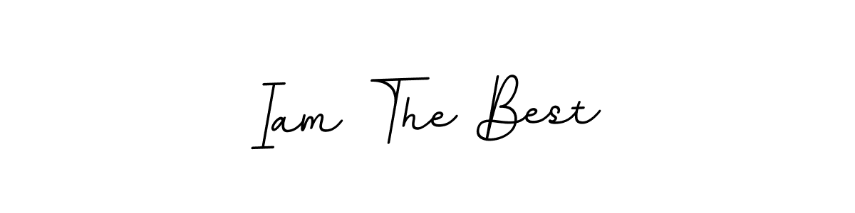 if you are searching for the best signature style for your name Iam The Best. so please give up your signature search. here we have designed multiple signature styles  using BallpointsItalic-DORy9. Iam The Best signature style 11 images and pictures png