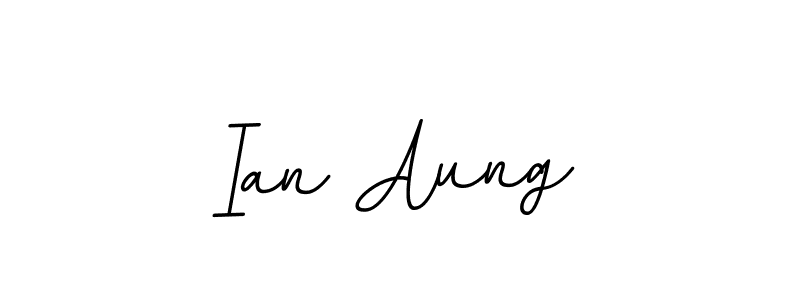 Make a beautiful signature design for name Ian Aung. With this signature (BallpointsItalic-DORy9) style, you can create a handwritten signature for free. Ian Aung signature style 11 images and pictures png