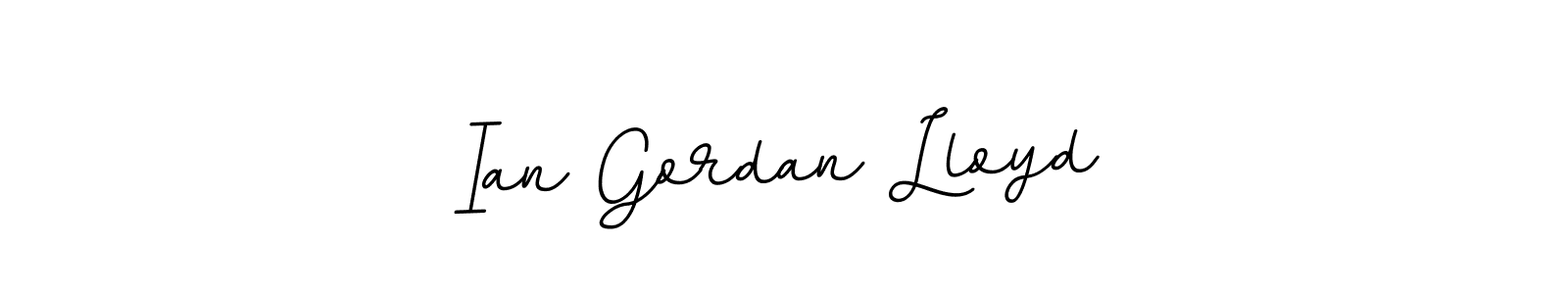 How to make Ian Gordan Lloyd name signature. Use BallpointsItalic-DORy9 style for creating short signs online. This is the latest handwritten sign. Ian Gordan Lloyd signature style 11 images and pictures png