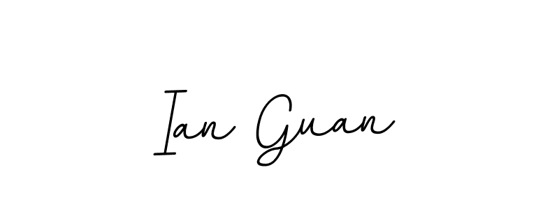 Also You can easily find your signature by using the search form. We will create Ian Guan name handwritten signature images for you free of cost using BallpointsItalic-DORy9 sign style. Ian Guan signature style 11 images and pictures png