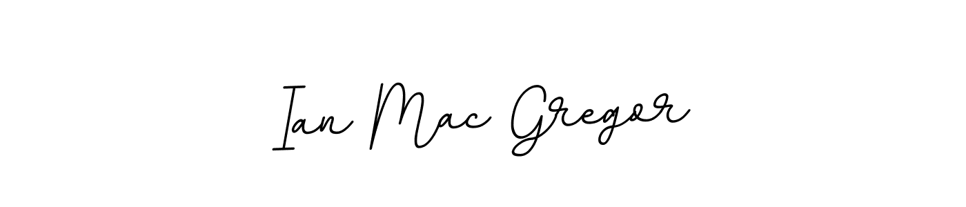 You should practise on your own different ways (BallpointsItalic-DORy9) to write your name (Ian Mac Gregor) in signature. don't let someone else do it for you. Ian Mac Gregor signature style 11 images and pictures png