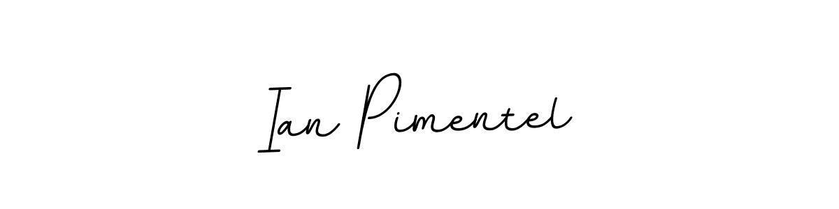 Make a beautiful signature design for name Ian Pimentel. With this signature (BallpointsItalic-DORy9) style, you can create a handwritten signature for free. Ian Pimentel signature style 11 images and pictures png