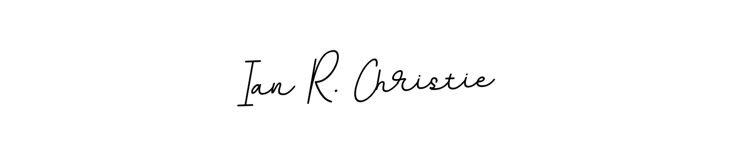 Make a beautiful signature design for name Ian R. Christie. With this signature (BallpointsItalic-DORy9) style, you can create a handwritten signature for free. Ian R. Christie signature style 11 images and pictures png