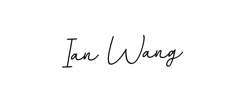 It looks lik you need a new signature style for name Ian Wang. Design unique handwritten (BallpointsItalic-DORy9) signature with our free signature maker in just a few clicks. Ian Wang signature style 11 images and pictures png