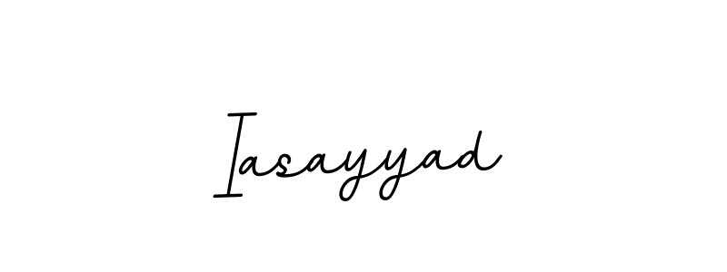 It looks lik you need a new signature style for name Iasayyad. Design unique handwritten (BallpointsItalic-DORy9) signature with our free signature maker in just a few clicks. Iasayyad signature style 11 images and pictures png