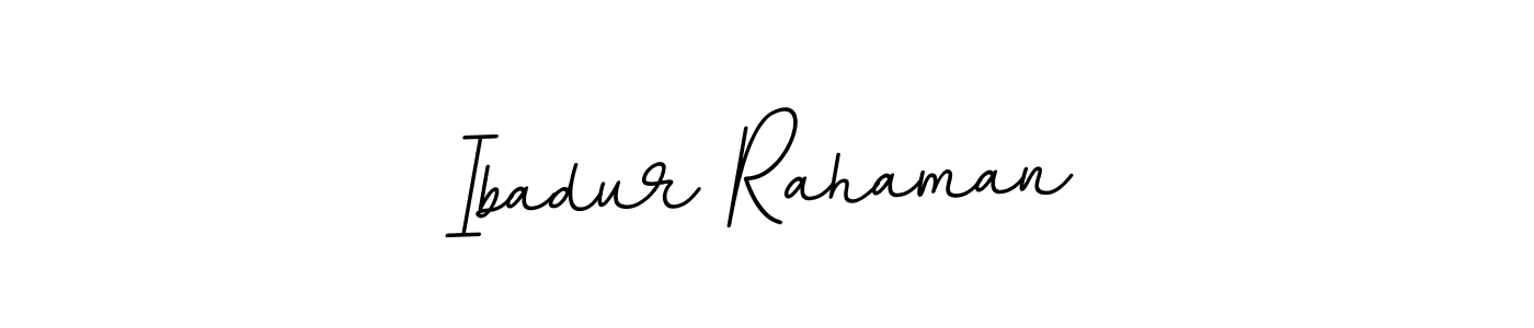 How to make Ibadur Rahaman name signature. Use BallpointsItalic-DORy9 style for creating short signs online. This is the latest handwritten sign. Ibadur Rahaman signature style 11 images and pictures png