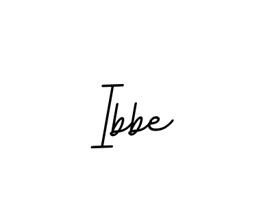 How to make Ibbe name signature. Use BallpointsItalic-DORy9 style for creating short signs online. This is the latest handwritten sign. Ibbe signature style 11 images and pictures png