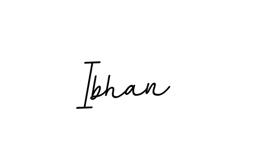 Create a beautiful signature design for name Ibhan. With this signature (BallpointsItalic-DORy9) fonts, you can make a handwritten signature for free. Ibhan signature style 11 images and pictures png