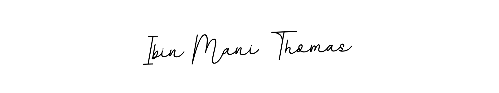 Use a signature maker to create a handwritten signature online. With this signature software, you can design (BallpointsItalic-DORy9) your own signature for name Ibin Mani Thomas. Ibin Mani Thomas signature style 11 images and pictures png