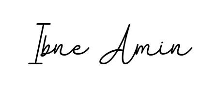 A modern signature idea for name Ibne Amin using BallpointsItalic-DORy9 font. Clean strokes and elegant curves make it stand out instantly. Ibne Amin signature style 11 images and pictures png