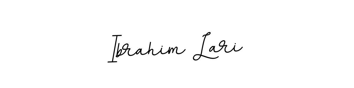 Create a beautiful signature design for name Ibrahim Lari. With this signature (BallpointsItalic-DORy9) fonts, you can make a handwritten signature for free. Ibrahim Lari signature style 11 images and pictures png