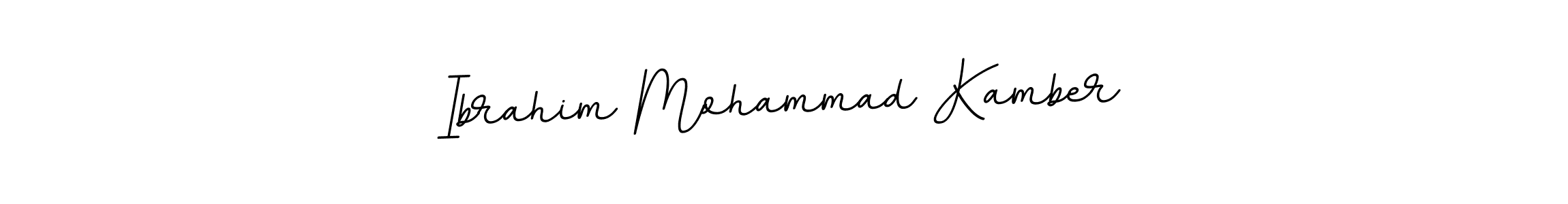 How to make Ibrahim Mohammad Kamber signature? BallpointsItalic-DORy9 is a professional autograph style. Create handwritten signature for Ibrahim Mohammad Kamber name. Ibrahim Mohammad Kamber signature style 11 images and pictures png