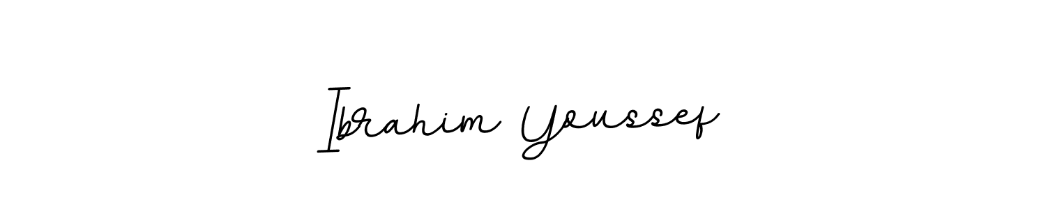 Make a beautiful signature design for name Ibrahim Youssef. With this signature (BallpointsItalic-DORy9) style, you can create a handwritten signature for free. Ibrahim Youssef signature style 11 images and pictures png