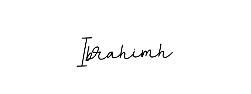 Also we have Ibrahimh name is the best signature style. Create professional handwritten signature collection using BallpointsItalic-DORy9 autograph style. Ibrahimh signature style 11 images and pictures png