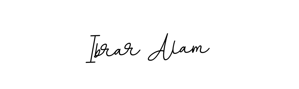 Create a beautiful signature design for name Ibrar Alam. With this signature (BallpointsItalic-DORy9) fonts, you can make a handwritten signature for free. Ibrar Alam signature style 11 images and pictures png