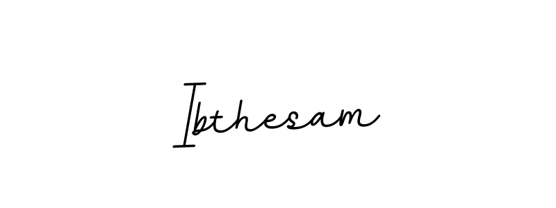 Design your own signature with our free online signature maker. With this signature software, you can create a handwritten (BallpointsItalic-DORy9) signature for name Ibthesam. Ibthesam signature style 11 images and pictures png