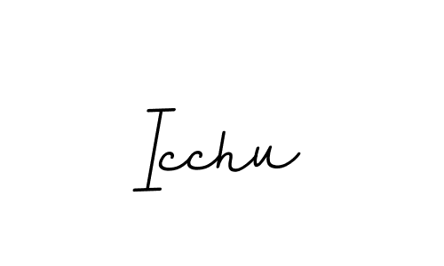 Icchu stylish signature style. Best Handwritten Sign (BallpointsItalic-DORy9) for my name. Handwritten Signature Collection Ideas for my name Icchu. Icchu signature style 11 images and pictures png