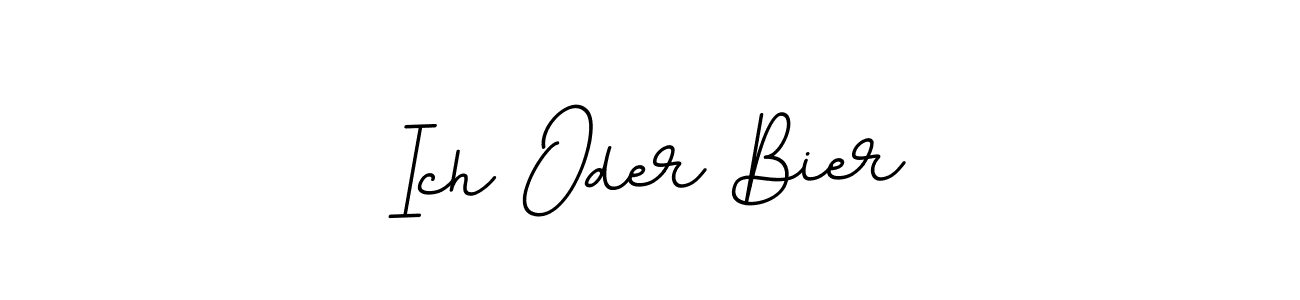 Also we have Ich Oder Bier name is the best signature style. Create professional handwritten signature collection using BallpointsItalic-DORy9 autograph style. Ich Oder Bier signature style 11 images and pictures png