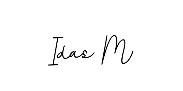 Make a beautiful signature design for name Idas M. Use this online signature maker to create a handwritten signature for free. Idas M signature style 11 images and pictures png
