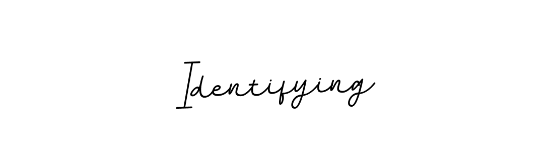It looks lik you need a new signature style for name Identifying. Design unique handwritten (BallpointsItalic-DORy9) signature with our free signature maker in just a few clicks. Identifying signature style 11 images and pictures png
