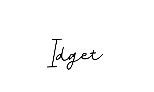 Use a signature maker to create a handwritten signature online. With this signature software, you can design (BallpointsItalic-DORy9) your own signature for name Idget. Idget signature style 11 images and pictures png