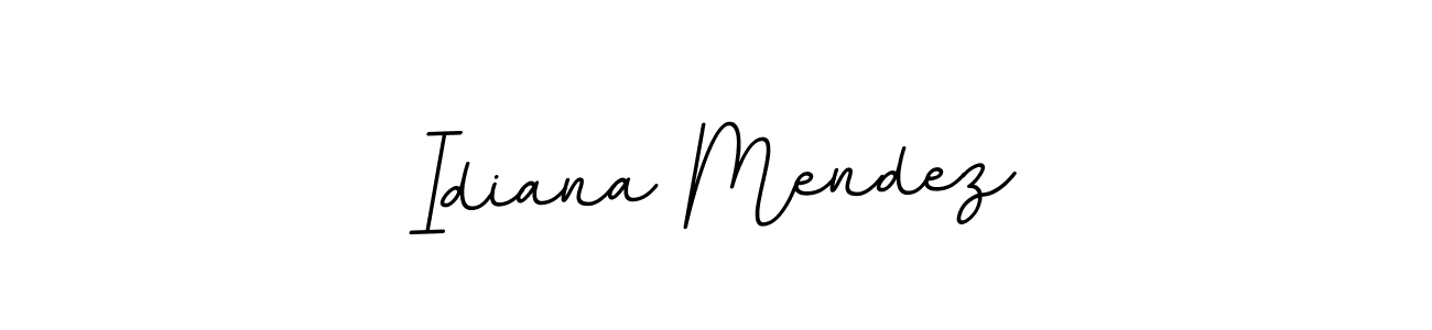 Make a beautiful signature design for name Idiana Mendez. With this signature (BallpointsItalic-DORy9) style, you can create a handwritten signature for free. Idiana Mendez signature style 11 images and pictures png