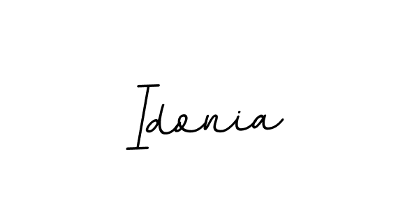 Use a signature maker to create a handwritten signature online. With this signature software, you can design (BallpointsItalic-DORy9) your own signature for name Idonia. Idonia signature style 11 images and pictures png
