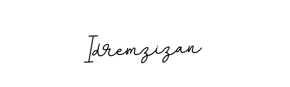 Create a beautiful signature design for name Idremzizan. With this signature (BallpointsItalic-DORy9) fonts, you can make a handwritten signature for free. Idremzizan signature style 11 images and pictures png